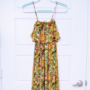 Urban Outfitters Pins & Needles Paint Splatter Maxi Dress
